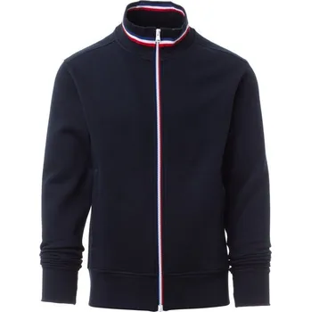 Pánská mikina Payperwear Pánská mikina Nazionale s kontrastním zipem Barva: modrá námořní - červená - bílá, Velikost: XXS