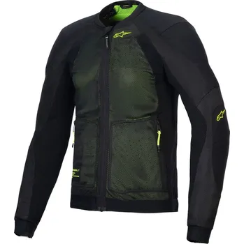 Moto bunda Bunda na motorku Alpinestars TROOP-AIR černo-fluo žlutá L