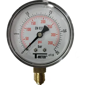 Manometr spodní vývod rozsah 0-25 bar - tlakoměr - průměr 63mm M25S