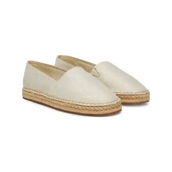 Dámské baleríny Espadrilky Calvin Klein Flat Espadrille - Jacq HW0HW02467 Écru 40
