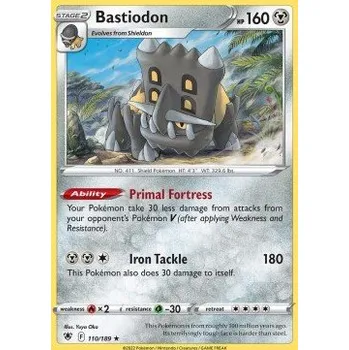 Sběratelská karetní hra Pokémon ASR 110/189 Bastidion - Astral Radiance Stav: Near Mint, Verze: HOLO