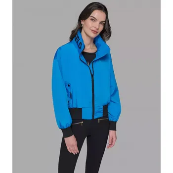 KARL LAGERFELD dámský modrý bomber COLLAR S