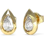 Guess Pozlacené náušnice Tear Drop 4G Light JUBE05247JWYGT/U + 2 měsíce na vrácení zboží