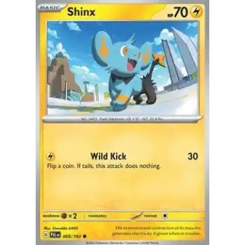 Volný čas Pokémon PAL 069/193 Shinx - Paldea Evolved Stav: Near Mint, Verze: REVERSE HOLO