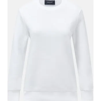 Dámská mikina MIKINA PEAK PERFORMANCE W ORIGINAL SMALL LOGO CREW OFFWHITE