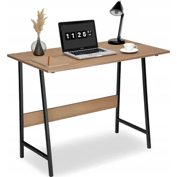 Psací stůl Obdélníkový psací stůl LoftInspired 100 x 50 x 73,5 cm černý