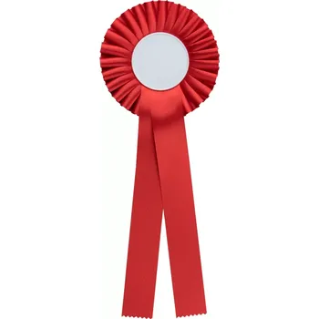 Kokarda jednořadá červená