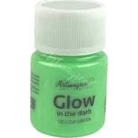 Svítící barva, akrylová, ZELENÁ, 30 ml, 1 kus