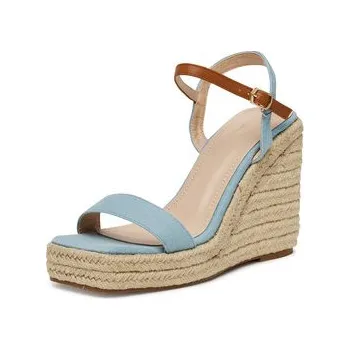 Dámské baleríny Espadrilky DeeZee LWSB42-2 Modrá 39