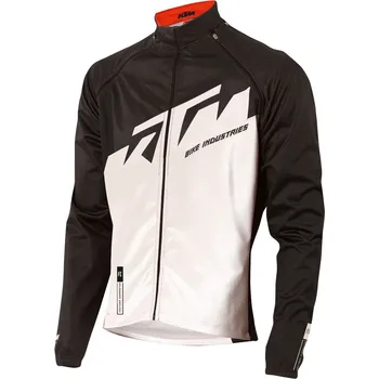 Cyklistická bunda Bunda KTM FACTORY CHARACTER I JACKET +/- ARMS, BLACK/WHITE L