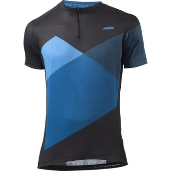 Cyklistické oblečení Dres KTM FACTORY CHARACTER I JERSEY SHORTSLEEVE, BLACK/BLUE 152
