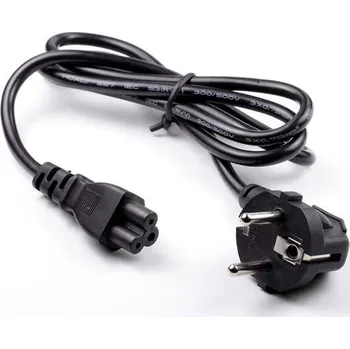 Napájecí kabel Napájecí kabel pro Notebook, kabel Čtyřlístek, 1,2 m