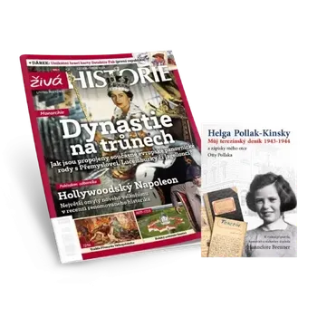 Časopis Živá historie - Předplatné na 2 roky s knihou Můj Terezínský deník 1943-1944 (od č. 4/2026) (do č. 3/2028)