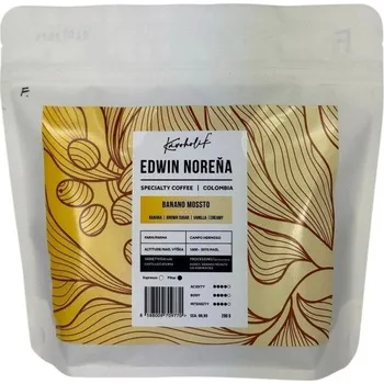 Káva KÁVOHOLIK Kolumbia, Edwin Norena, Banano Mossto, zrnková, 200g