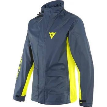 Pláštěnka Dainese Storm 2 Unisex nepromokavá bunda (pláštěnka) modrá/fluo-žlutá vel.L - M