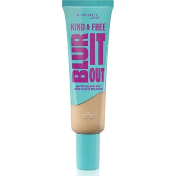 Make-up Rimmel Kind & Free Blur It Out lehký hydratační make-up SPF 20 odstín 150 Rose Vanilla 30 ml