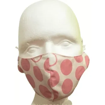 rouška Margitex látková rouška Kolečka růžová pro děti