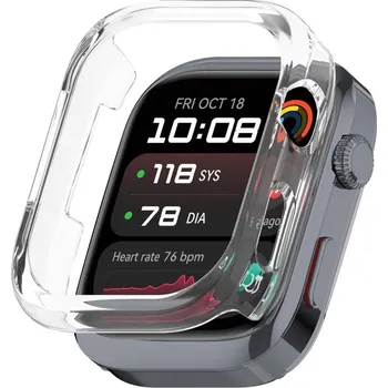 Příslušenství k chytrým hodinkám VSECHNONAMOBIL 105048 PC HALF COVER Plastový kryt Huawei Watch D2 průhledný