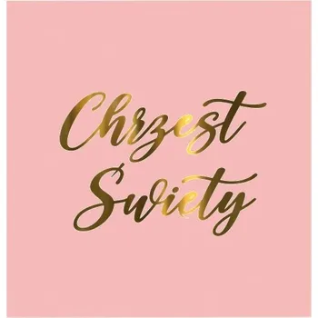 Papírový ubrousek UBROUSKY na křtiny růže dekorace