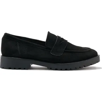 Dámské mokasíny Černé semišové dámské mokasíny GD-XR-381B-B Velikost: 37