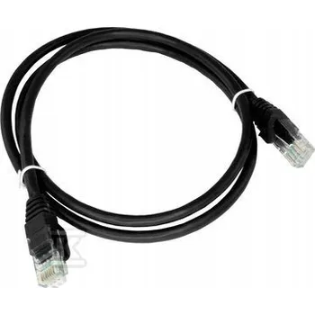 Síťový kabel Patchcord Alantec U/UTP 6 RJ45 / RJ45 1 m černý