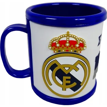 Hrnek s gumovým 3D potiskem Real Madrid 300 ml oficiální klubová kolekce