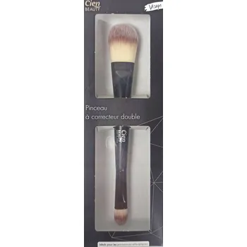 Kosmetický štětec CIEN BEAUTY Oboustranný štětec na aplikaci make-upu a korektoru