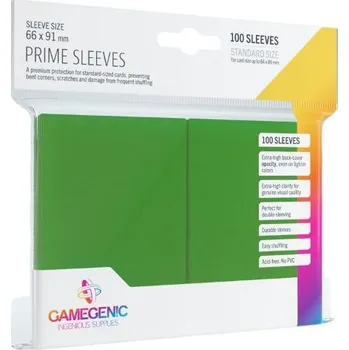 Příslušenství ke karetním hrám Gamegenic: Prime Sleeves Green