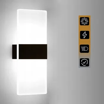 Nástěnné svítidlo LED nástěnné svítidlo do interiéru moderní osvětlení stěn 12W