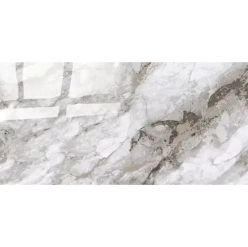 Tapeta PVC panel dlaždice PBM-42 Mramor hnědo-bílý (60x30cm) samolepící