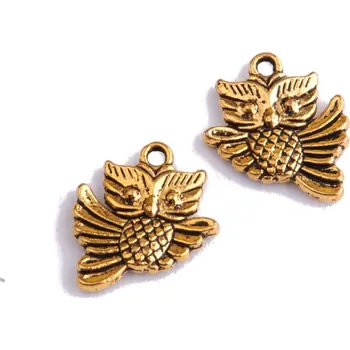 Přívěsek Přívěsek SOVA, 17x20mm, 2ks