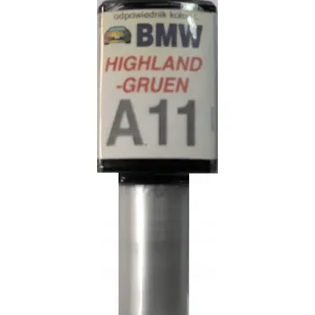BMW A11 HIGHLAND GRUEN Zelená Retušovací Tužka / Lak na Opravu Laku Auta (Kód Barvy) 10 ml