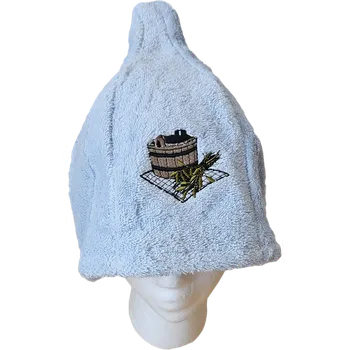 BELUTO Dětský klobouk do sauny - modrý