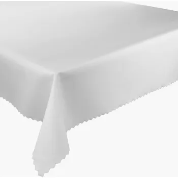 ubrus Obrus Zahradní Odolný Skvrnám Voděodolný Hladký Bílý 130x220 cm