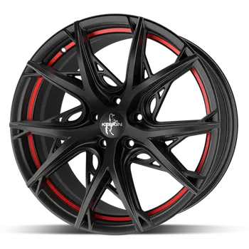 Disk Alu disk Keskin KT24 BPRI 8,5x19 5x112 ET45 černý lesklý červený