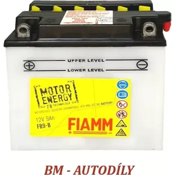 Motobaterie Motobaterie FIAMM FB9-B (12N9-4B-1) 12V, 9Ah