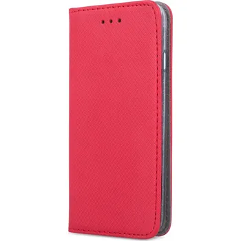 Pouzdro na mobilní telefon TFO Pouzdro Smart Magnet pro Xiaomi Redmi Note 14 5G (Global) červené