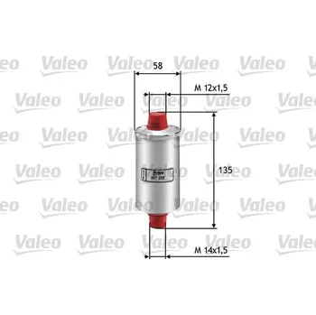 Palivový filtr Palivový filtr VALEO 587200
