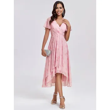 Dámské šaty Ever Pretty Letní šaty midi délka s květy 2084 Velikost: S / 36 / 04 / 08