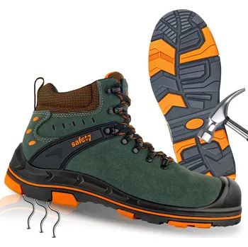 Pracovní obuv Pracovní obuv BOZP VM Kotníkové boty PORTO S3L SRC Kevlar Kompozit Velikost 43