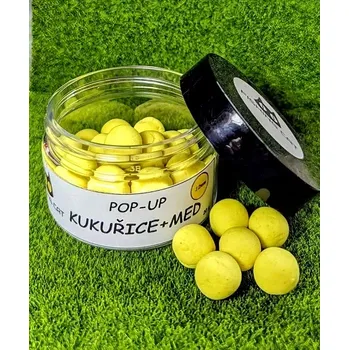 Boilies Fishing cat Kukuřice + Med 11mm 60ml Pop-Up Boilies