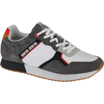 Pánské tenisky Šedo-bílé pánské tenisky Big Star Shoes JJ174147 Velikost: 44