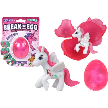 Figurka Kouzelné vajíčko praskající Jednorožec - růžové, 6cm