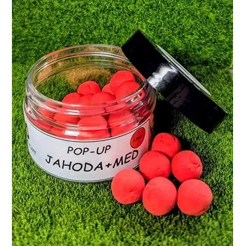 Boilies Fishing cat Jahoda + Med 11mm 60ml Pop-Up Boilies