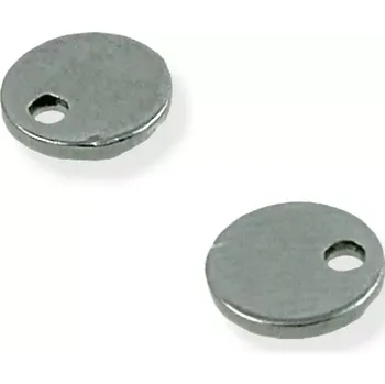 Materiál na výrobu šperku Přívěsek kolečko nerezové 6mm - 10 ks