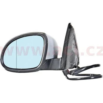 Auto zrcátko zpětné zrcátko el. ovládané vyhřívané asférické el. skládací s blikačem a světlem pro vjezd do lakovny (9 kolíků) L