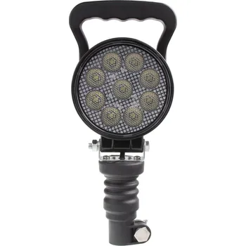Přídavný světlomet LED světlo kulaté, bílé 9x3W, ø114mm, na hrot, ECE R10