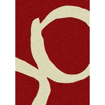 Koberec SILNÝ MODERNÍ KOBEREC DO OBÝVACÍHO POKOJE PICADILLY ČERVENÝ 200x290 cm