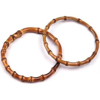 Bambusová ucha na tašky Ø15 cm tenká