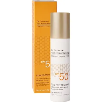 Přípravek na opalování Dr. Susanne von Schmiedeberg - L-Carnosine Anti-A.G.E. Face Sun Cream Opalovací krémy 50 ml unisex
